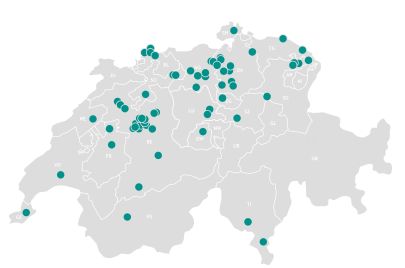 Unsere Standorte in der Schweiz